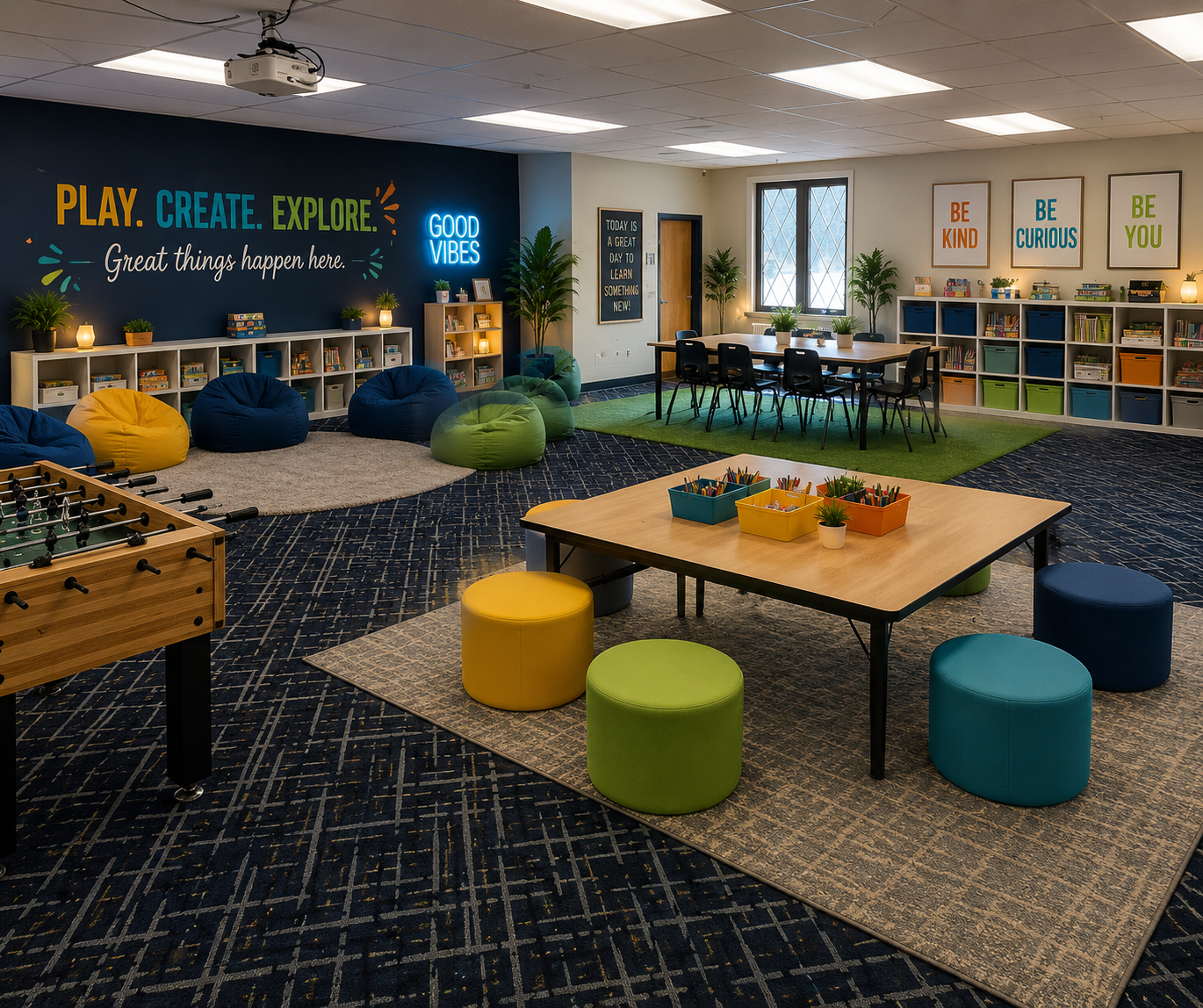 Activity & hangout lounge